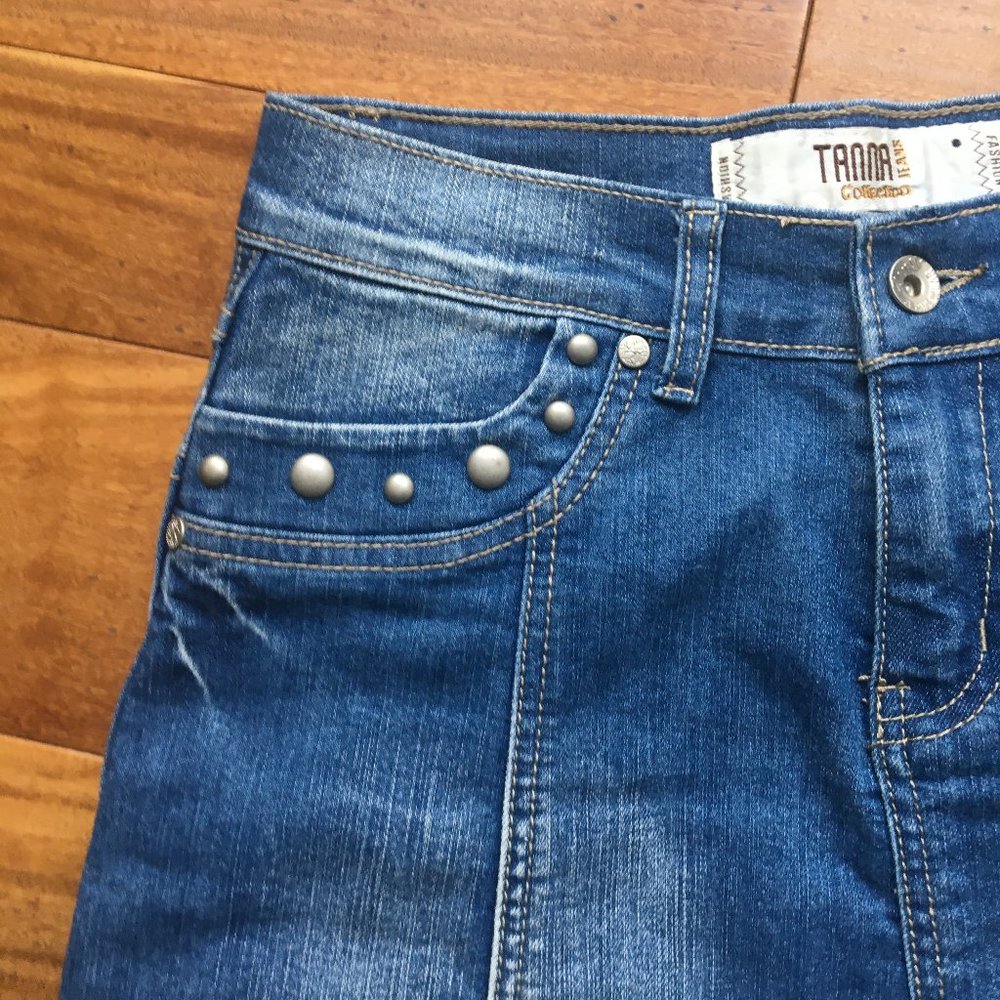 Vintage A-line denim skirt - Picture 5 of 5